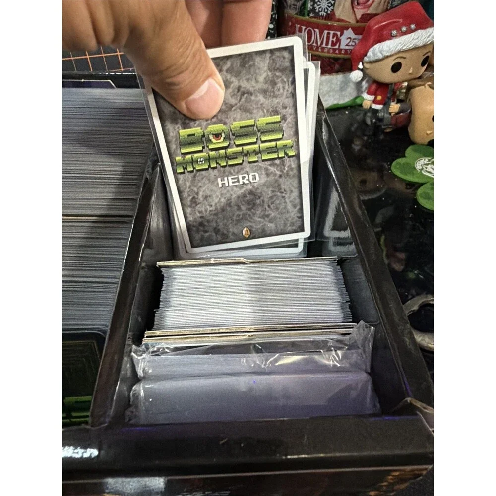 Boss Monster  + The Next Level Brotherwise Games Huge Card Lot Sleeves Manuals !